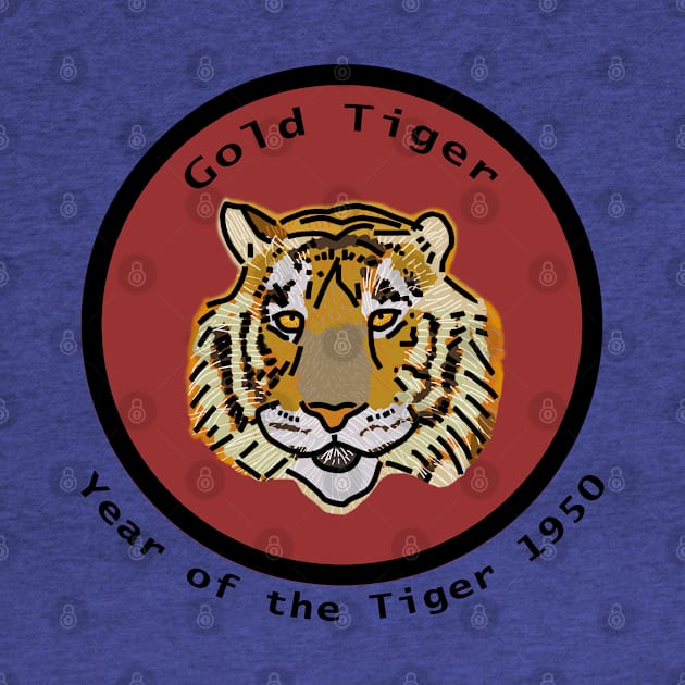 Year of the Tiger 1950 by ellenhenryart